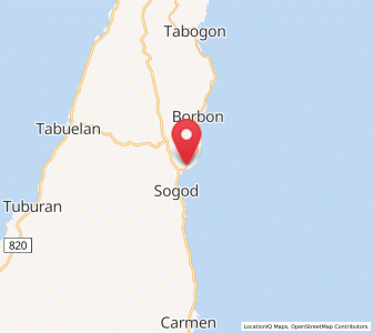 Map of Tabunok, Central Visayas