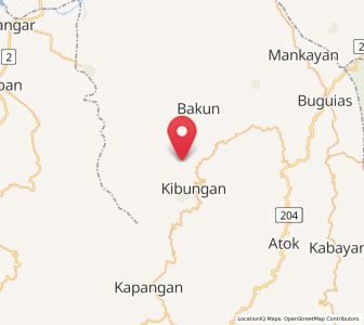 Map of Tacadang, Cordillera