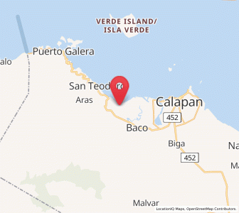 Map of Tacligan, Mimaropa