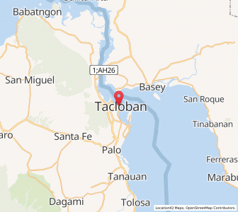 Map of Tacloban, Eastern Visayas