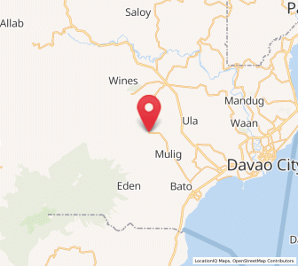 Map of Tagakpan, Davao