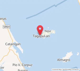 Map of Tagapul-an, Eastern Visayas