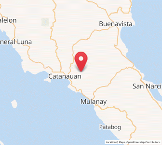 Map of Tagbacan Ibaba, Calabarzon