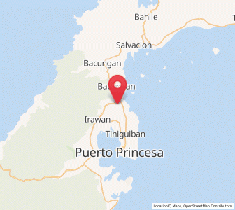 Map of Tagburos, Mimaropa