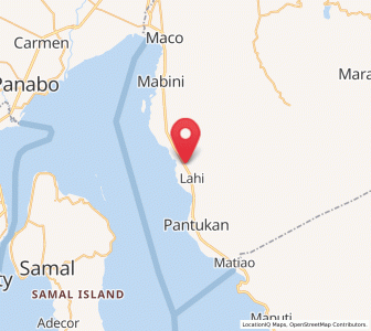Map of Tagdanua, Davao