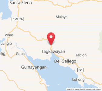 Map of Tagkawayan Sabang, Calabarzon