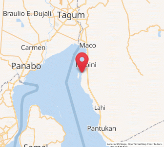 Map of Tagnanan, Davao