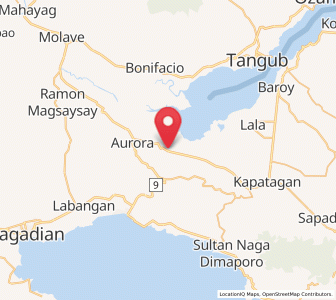 Map of Taguitic, Zamboanga Peninsula