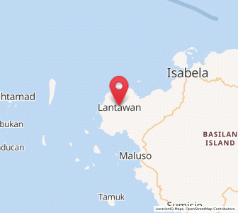 Map of Tairan Camp, Autonomous Region in Muslim Mindanao