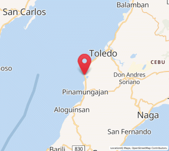 Map of Tajao, Central Visayas