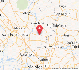 Map of Talang, Central Luzon