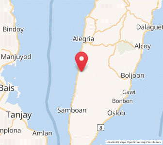 Map of Talangnan, Central Visayas