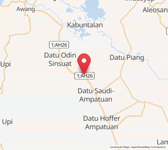 Map of Talayan, Autonomous Region in Muslim Mindanao