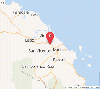 Map of Talisay, Bicol