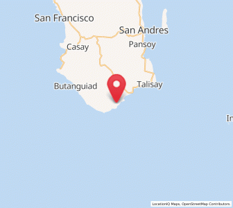 Map of Talisay, Calabarzon