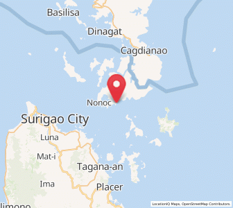 Map of Talisay, Caraga