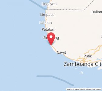 Map of Talisayan, Zamboanga Peninsula