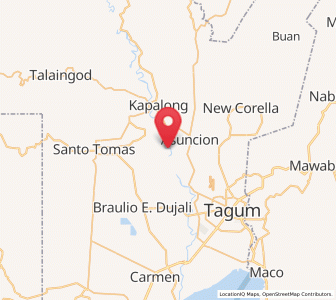 Map of Talomo, Davao