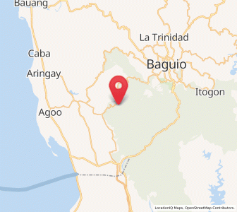 Map of Taloy, Cordillera