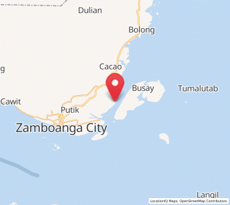 Map of Taluksangay, Zamboanga Peninsula