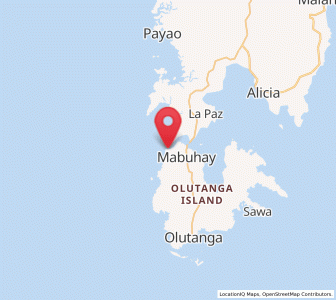 Map of Talusan, Zamboanga Peninsula