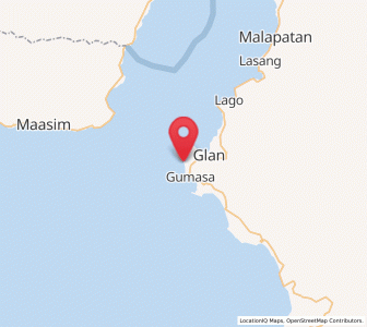 Map of Taluya, Soccsksargen