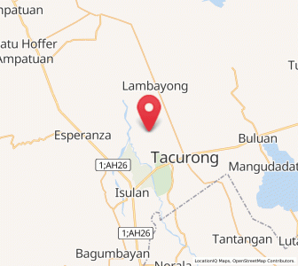 Map of Tambak, Soccsksargen