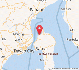 Map of Tambo, Davao