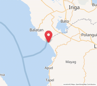 Map of Tambo, Bicol
