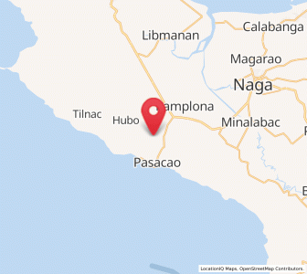 Map of Tambo, Bicol