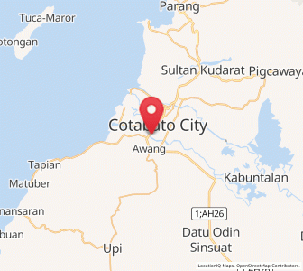 Map of Tamontaka, Soccsksargen