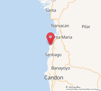 Map of Tamorong, Ilocos