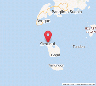 Map of Tampakan, Autonomous Region in Muslim Mindanao