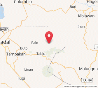 Map of Tampakan, Soccsksargen