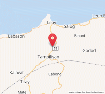 Map of Tampilisan, Zamboanga Peninsula