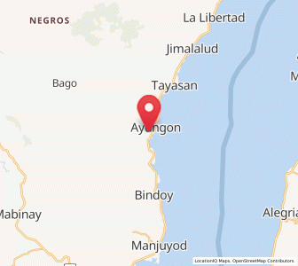 Map of Tampocon, Central Visayas