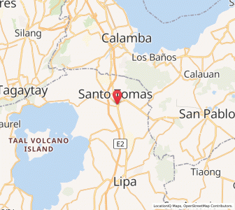 Map of Tanauan, Calabarzon