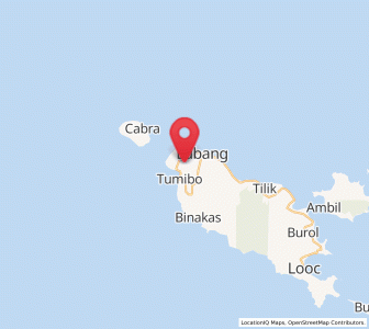 Map of Tangal, Mimaropa