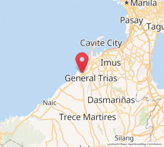 Map of Tanza, Calabarzon