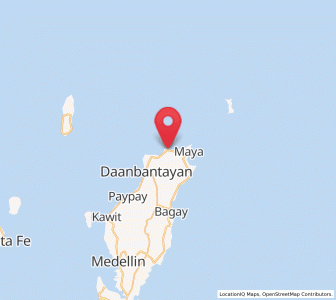 Map of Tapilon, Central Visayas