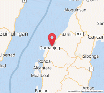 Map of Tapon, Central Visayas
