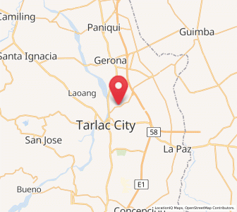 Map of Tariji, Central Luzon