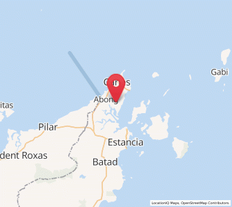 Map of Tarong, Western Visayas