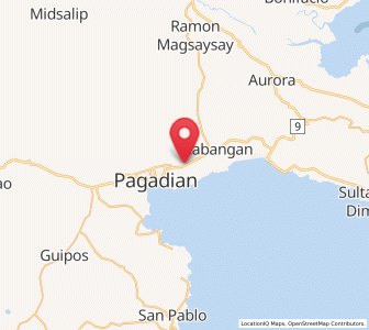Map of Tawagan, Zamboanga Peninsula