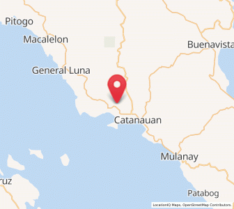 Map of Tayabas Ibaba, Calabarzon