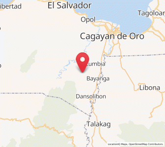 Map of Taypano, Northern Mindanao