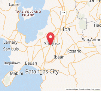 Map of Taysan, Calabarzon