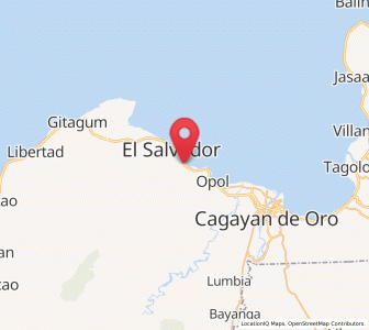 Map of Taytay, Northern Mindanao