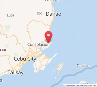 Map of Tayud, Central Visayas
