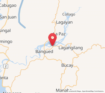 Map of Tayum, Cordillera
